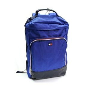 TOMMY HILFIGER Blue Backpack Text Strap